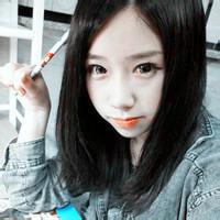 非主流中分美女头像 墨烟三色倾人城