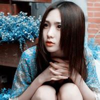 非主流中分美女头像 墨烟三色倾人城