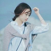 女生侧脸唯美旳头像