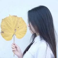 女生侧脸唯美旳头像