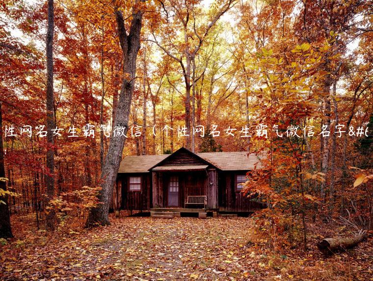 个性网名女生霸气微信（个性网名女生霸气微信名字）