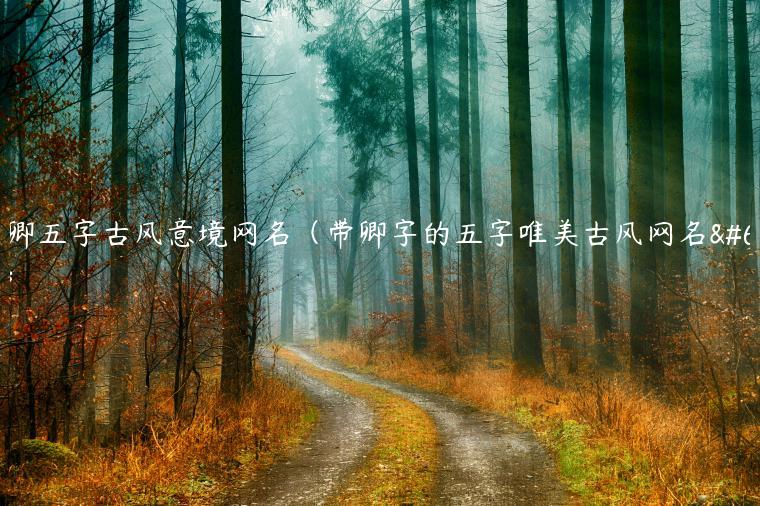带卿五字古风意境网名（带卿字的五字唯美古风网名）