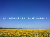 ​qq个性名字男生霸气英文（男生霸气的qq名英文）