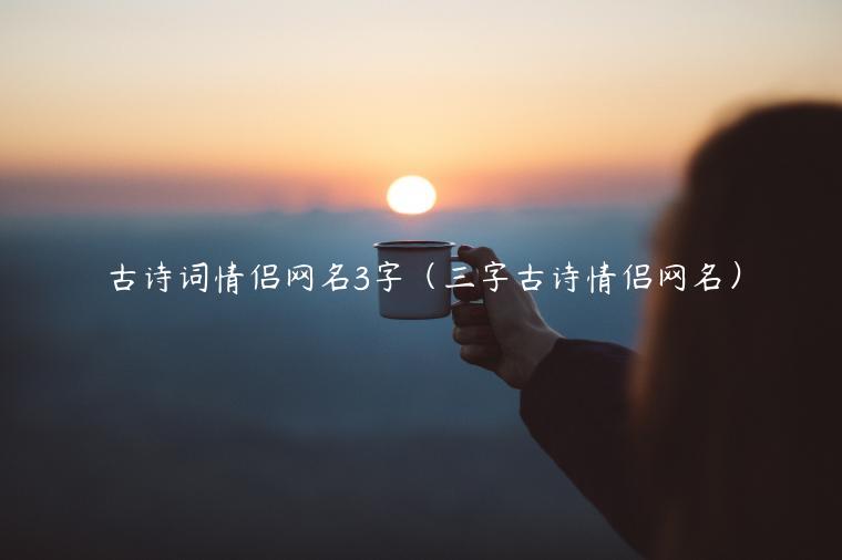 古诗词情侣网名3字（三字古诗情侣网名）