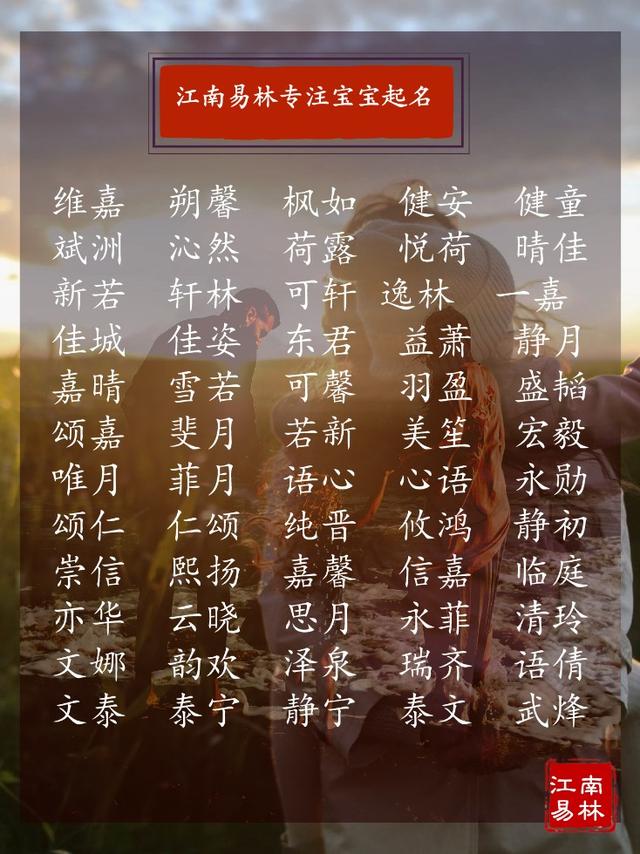 那些千古名句中的好听的名字（精美诗句起名学到了）(7)