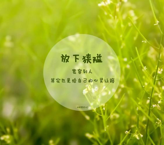 绿色带字图片励志 绿色带字图片励志大全