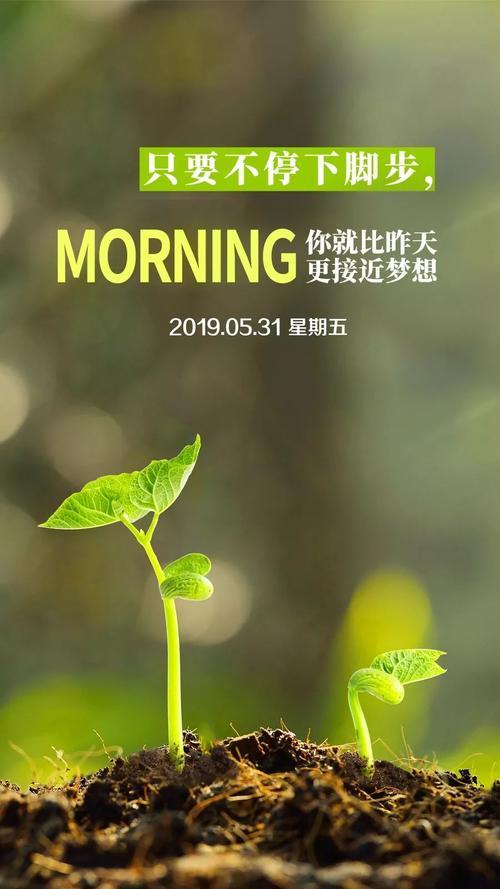 早上好励志图片带字 