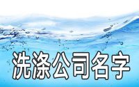 ​有个性的洗涤公司名字大全