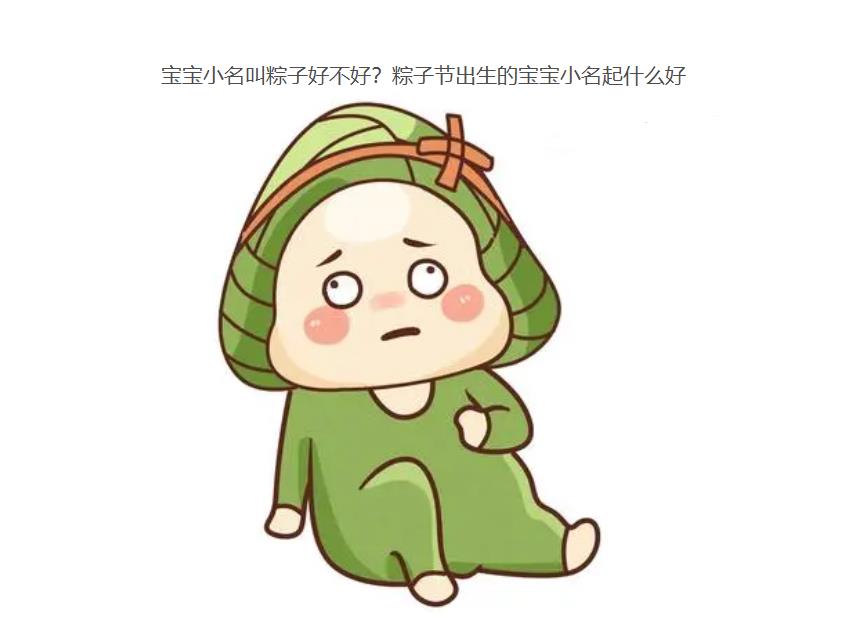 宝宝小名叫粽子好不好？粽子节出生的宝宝小名起什么好