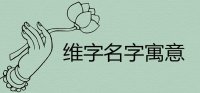 ​维字名字寓意是什么