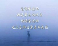 ​情感伤痛的话语